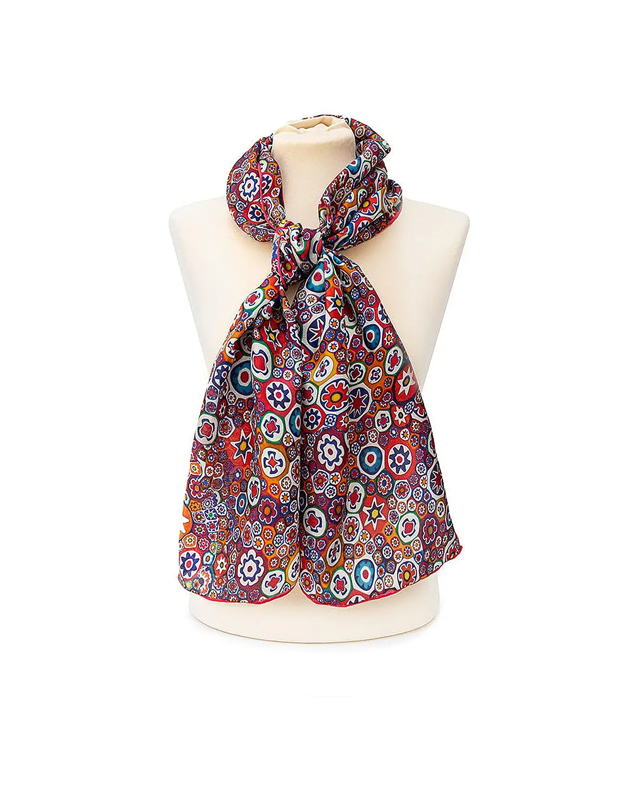 Scarves Fox and Chave Renaissance Murano Glass Silk Habotai Scarf £32.00