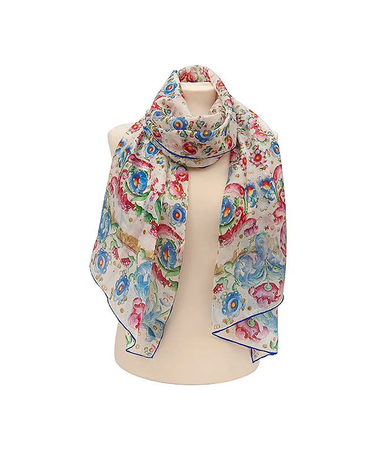 Scarves Fox and Chave Renaissance Manuscript Silk Habotai Scarf £50.00