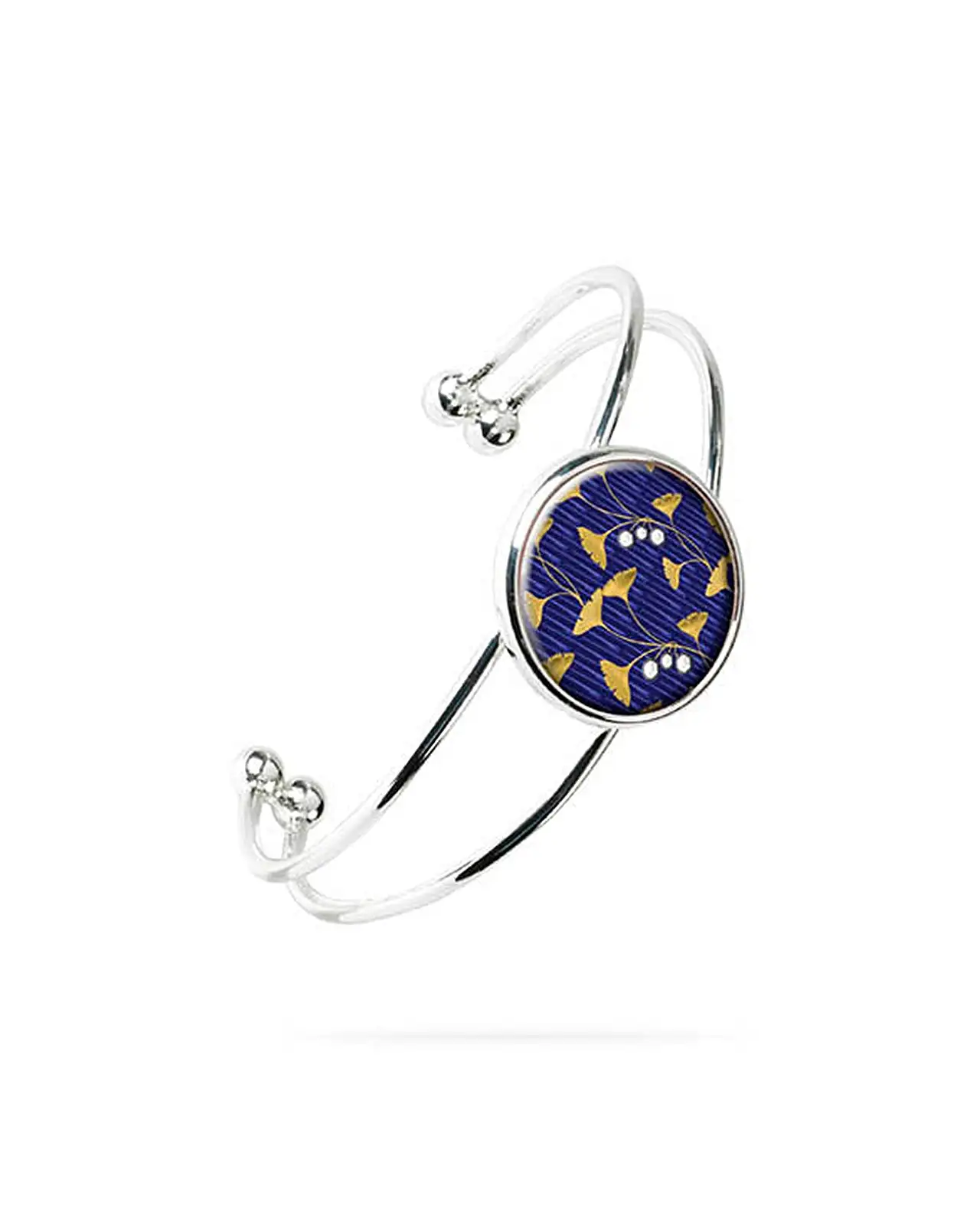 Bangles Fox and Chave Enamel Ginkgo Bangle £25.00
