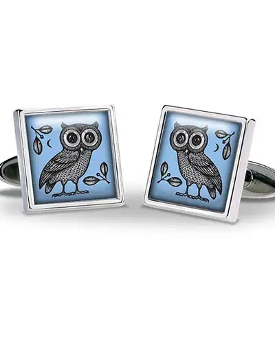 Others Fox and Chave Greek Owl Cufflinks £29.00