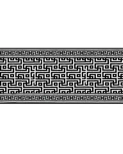 Scarves Fox and Chave Greek Key Crêpe De Chine Silk Scarf £45.00