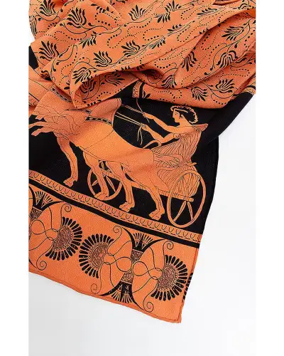 Scarves Fox and Chave Greek Charioteer Scarf Crêpe De Chine Scarf £45.00