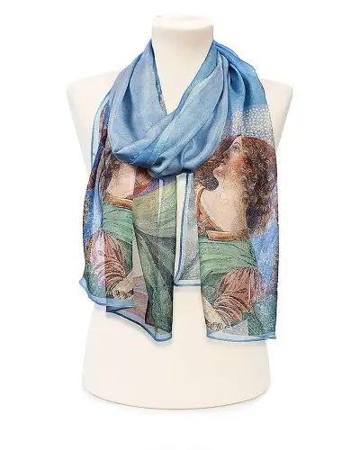 Scarves Fox and Chave Renaissance Angel Silk Chiffon Scarf £39.00