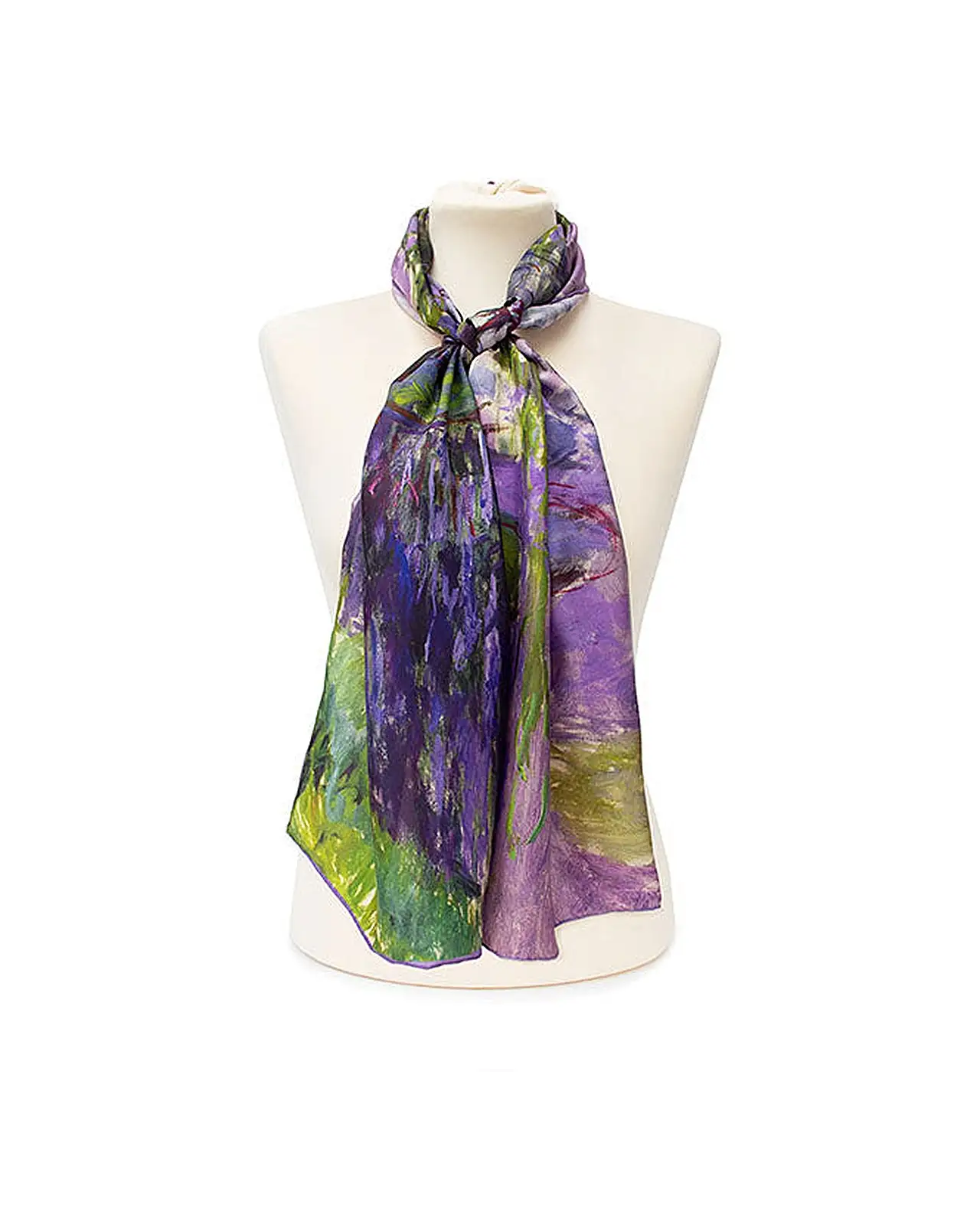 Scarves Fox and Chave Monet Nympheas Silk Habotai Scarf £42.00