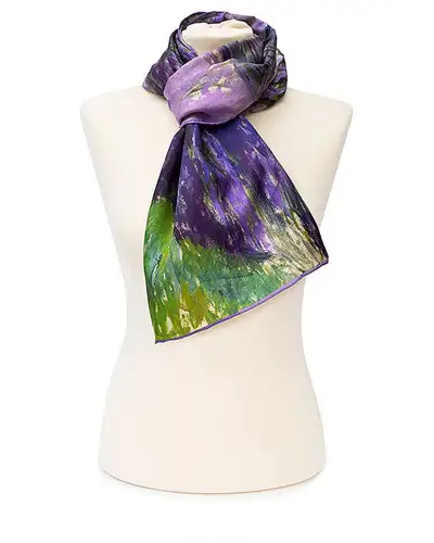 Scarves Fox and Chave Monet Nympheas Silk Habotai Scarf £42.00