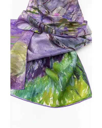 Scarves Fox and Chave Monet Nympheas Silk Habotai Scarf £42.00