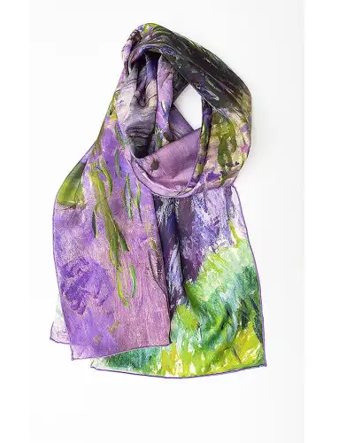 Scarves Fox and Chave Monet Nympheas Silk Habotai Scarf £42.00