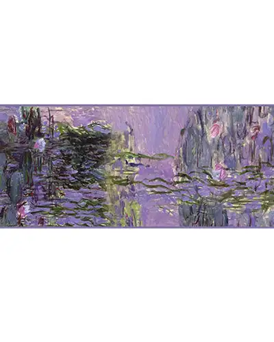 Scarves Fox and Chave Monet Nympheas Silk Habotai Scarf £42.00