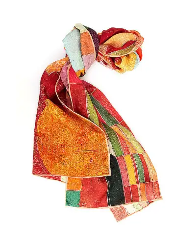 Scarves Fox and Chave Paul Klee Bauhaus Castle and Sun Silk Habotai Scarf £42.00