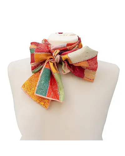 Scarves Fox and Chave Paul Klee Bauhaus Castle and Sun Silk Habotai Scarf £42.00