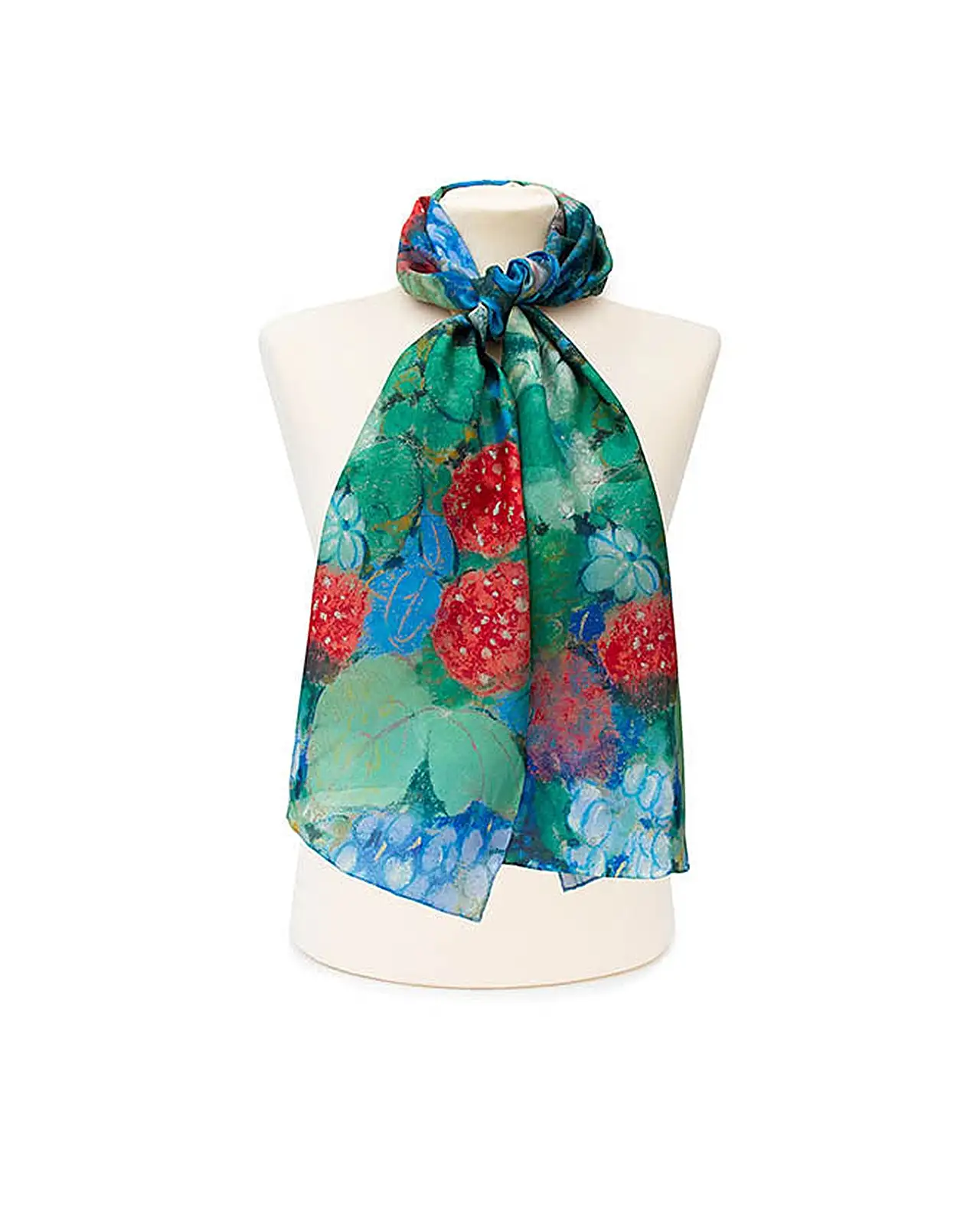 Scarves Fox and Chave Redon Ophelia Silk Habotai Scarf £42.00