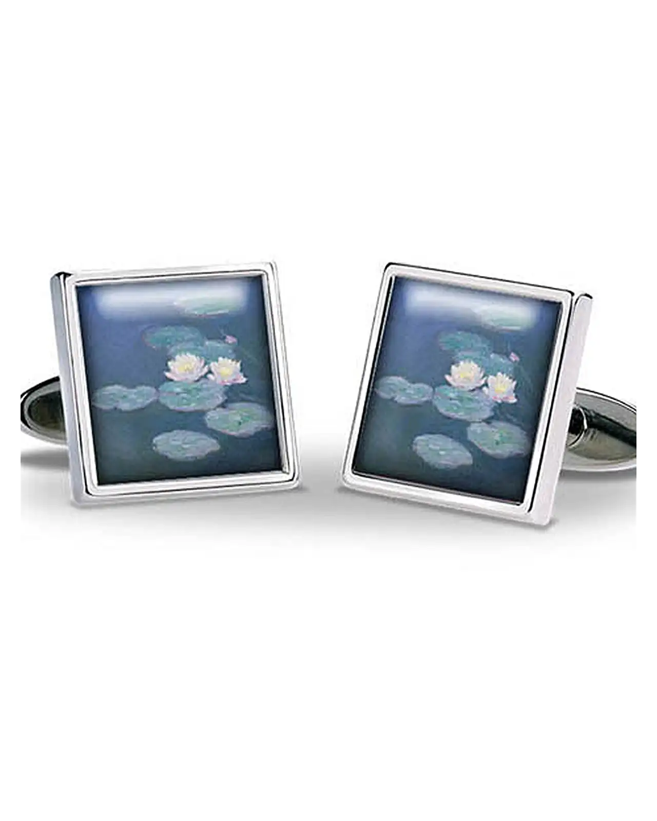 Others Fox and Chave Monet Waterlilies Cufflinks £29.00