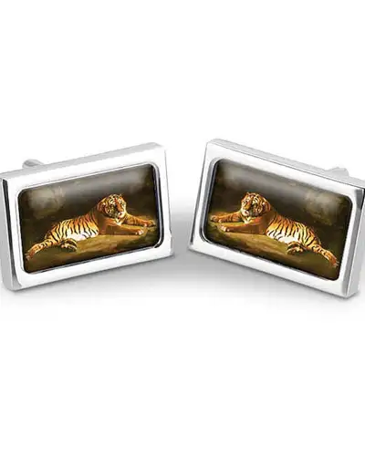 Others Fox and Chave Stubbs Tiger Cufflinks £29.00