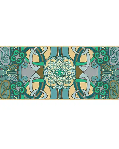 Scarves Fox and Chave Celtic Phoenix Crêpe De Chine Scarf £45.00