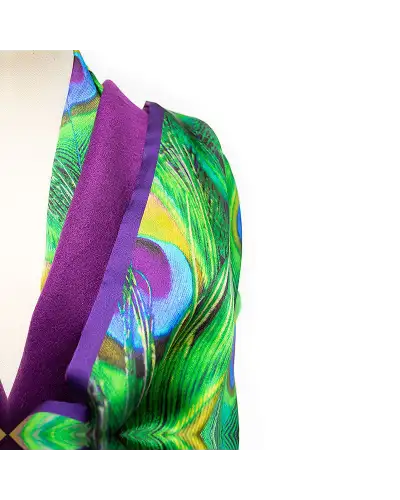 Scarves Fox and Chave Peacock Feathers Poshmina Stole £116.00