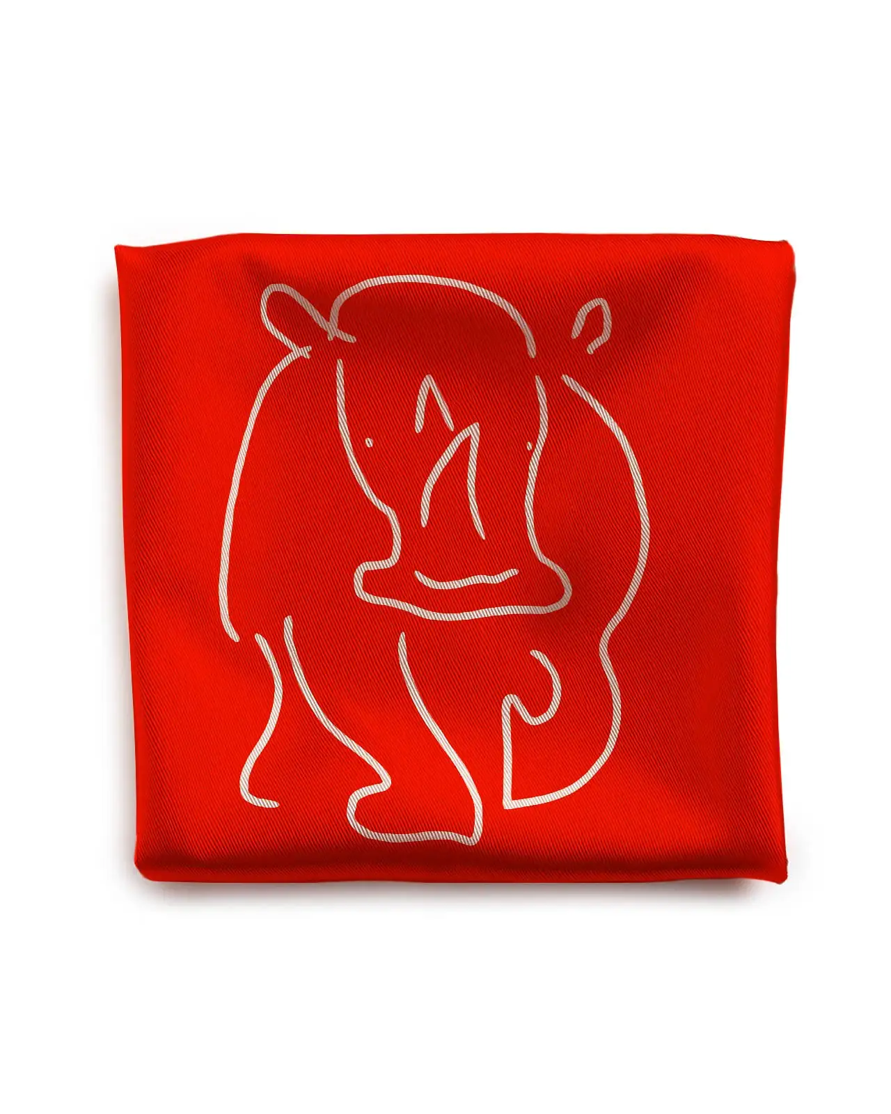 Scarves Fox and Chave The Jane Bristowe Rhino Silk Square £58.00
