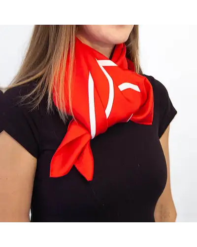 Scarves Fox and Chave The Jane Bristowe Rhino Silk Square £58.00