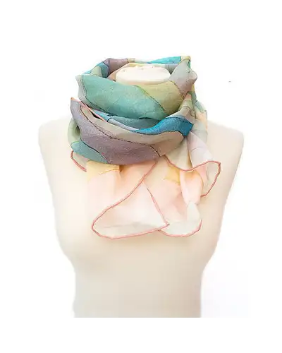 Scarves Fox and Chave Paul Klee Steep Coast Chiffon Scarf £52.00