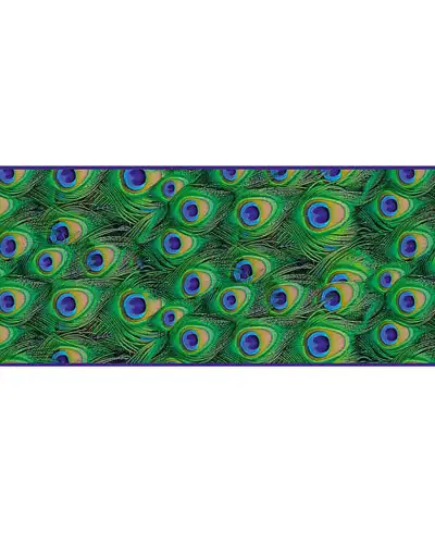 Scarves Fox and Chave Peacock Feathers Chiffon Scarf £52.00