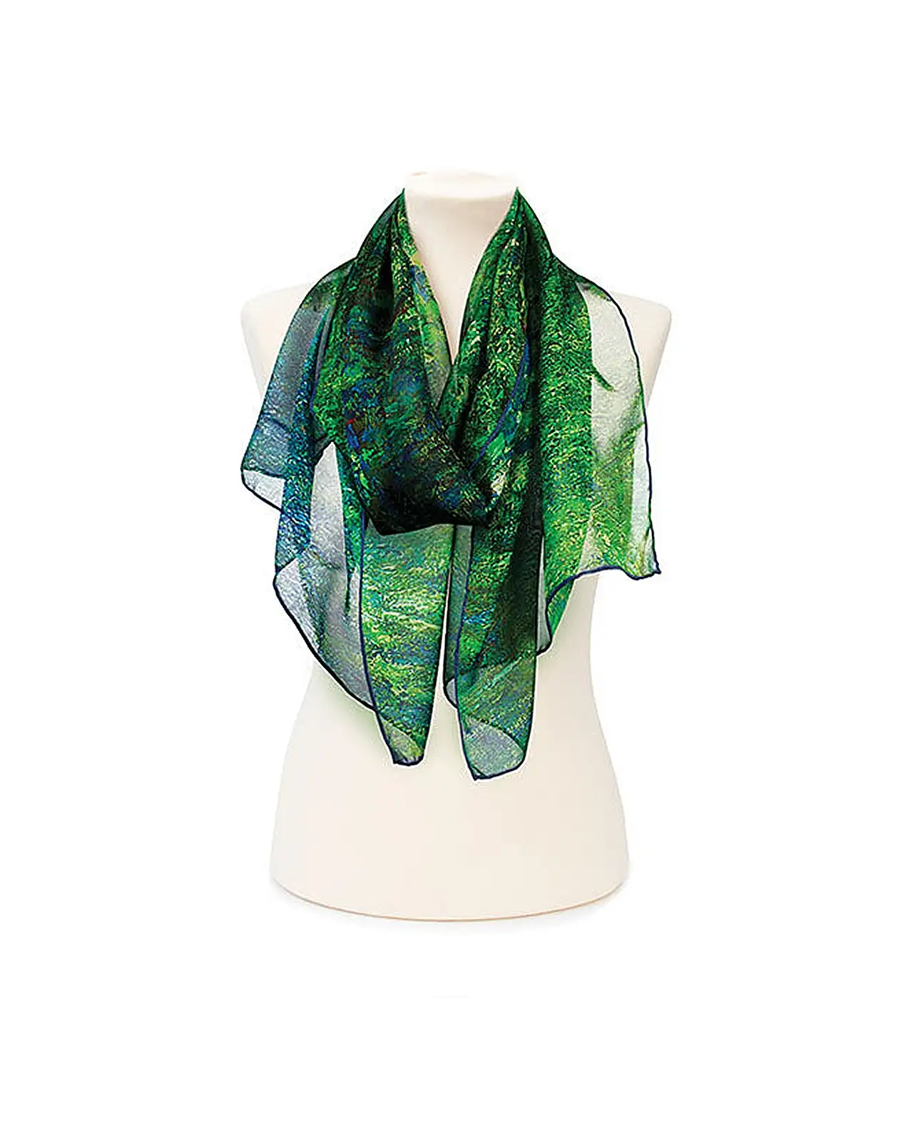 Scarves Fox and Chave Monet Pond Chiffon Scarf £52.00