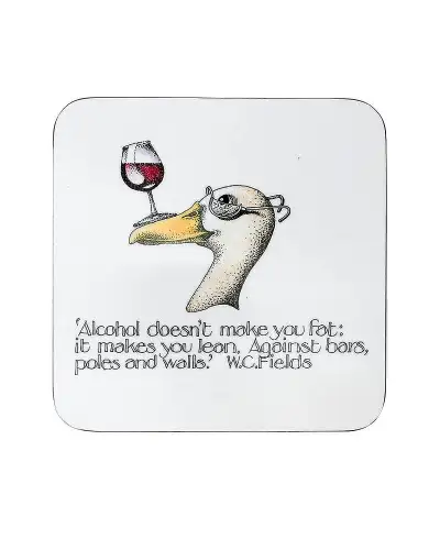 Simon Drew Coaster - W C Fields | Fox and Chave FC SDC004 Coaster