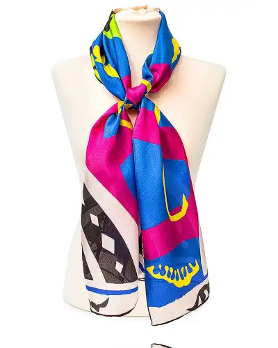 Scarves Fox and Chave Matisse Horse Silk Habotai Scarf £42.00