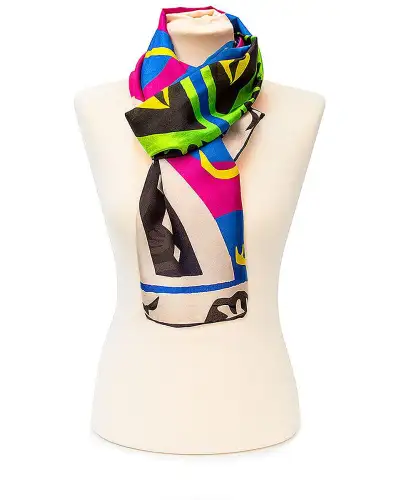 Scarves Fox and Chave Matisse Horse Silk Habotai Scarf £42.00