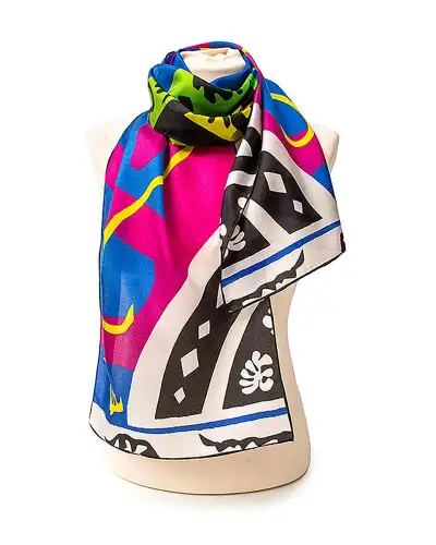 Scarves Fox and Chave Matisse Horse Silk Habotai Scarf £42.00
