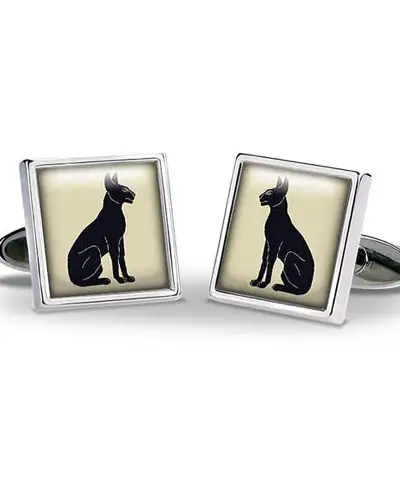 Others Fox and Chave Egyptian Cats Cufflinks £29.00