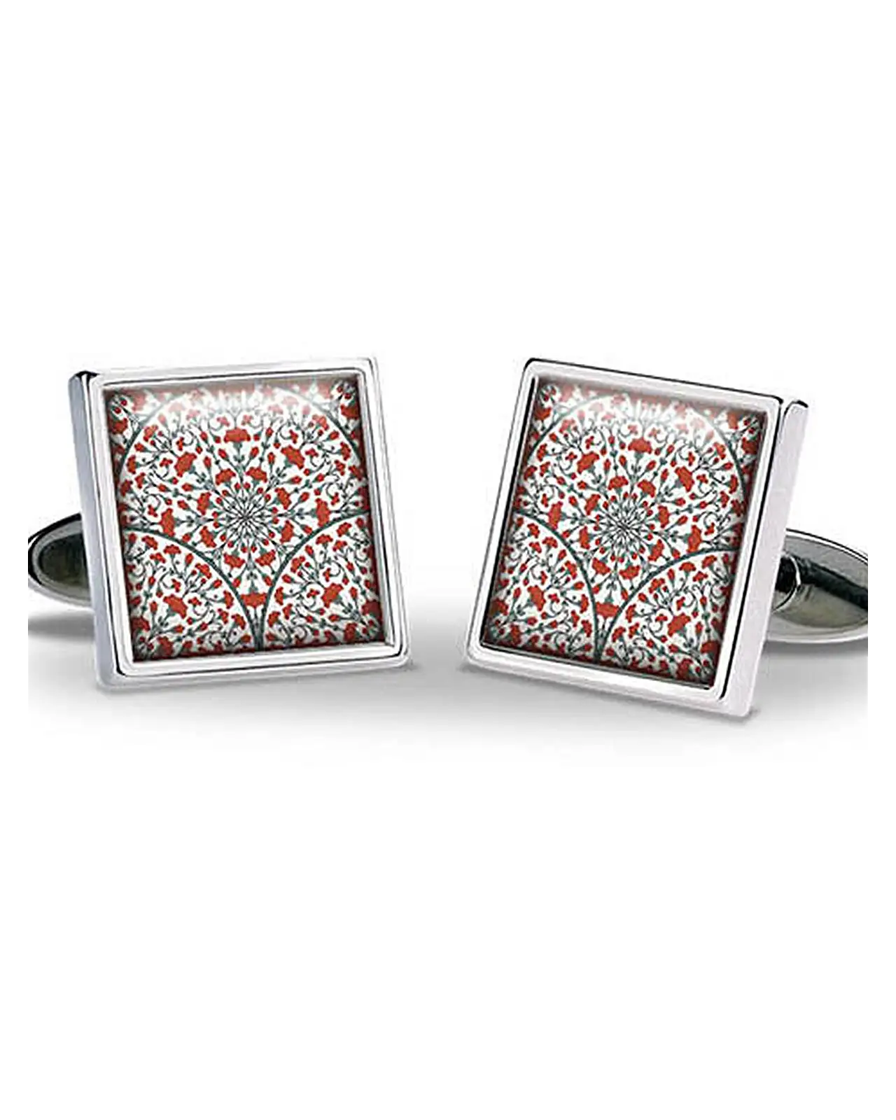 Others Fox and Chave Iznik Tile Red Cufflinks £29.00