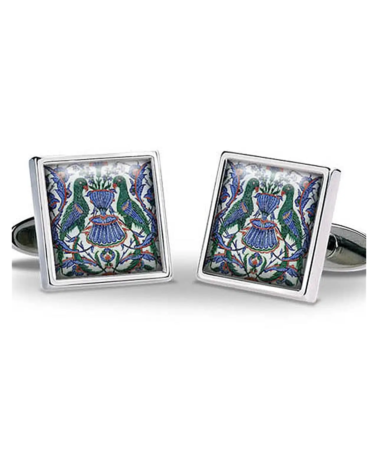 Others Fox and Chave Iznik Parrots Cufflinks £29.00