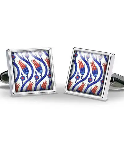 Others Fox and Chave Iznik Tulips Cufflinks £29.00