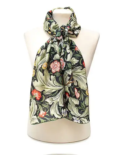 Scarves Fox and Chave Dearle Leicester Silk Habotai Scarf £42.00