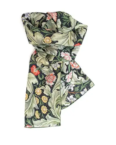 Scarves Fox and Chave Dearle Leicester Silk Habotai Scarf £42.00