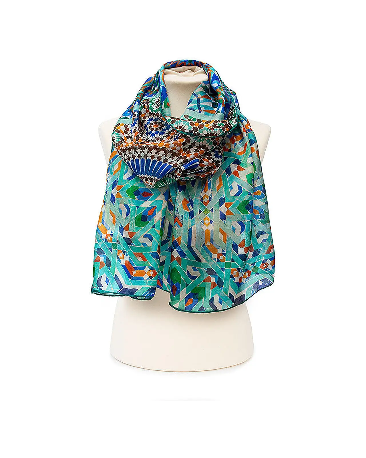 Scarves Fox and Chave Marrakesh Silk Habotai Scarf £37.00