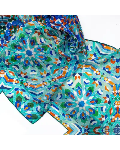 Scarves Fox and Chave Marrakesh Silk Habotai Scarf £37.00