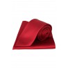 Pocket Square Soprano Ties Soprano Red Diagonal Ribbed Plain Silk Tie And Pocket Square-ST-TPSWS-RED £34.00