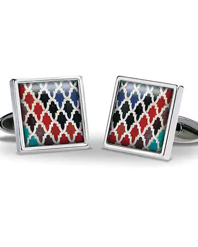 Others Fox and Chave Marrakesh Zellige Cufflinks £29.00