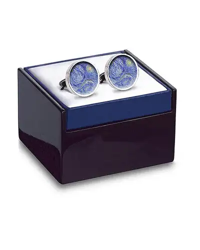 Others Fox and Chave Van Gogh Starry Night Cufflinks £29.00