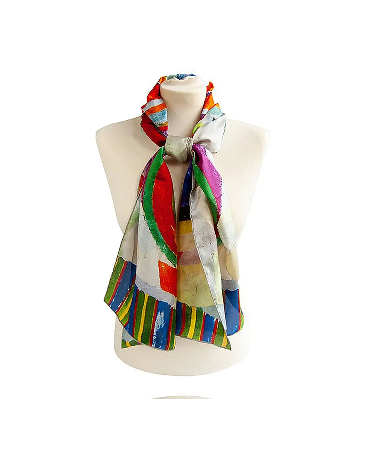 Scarves Fox and Chave Delaunay Still Life Silk Habotai Scarf £42.00