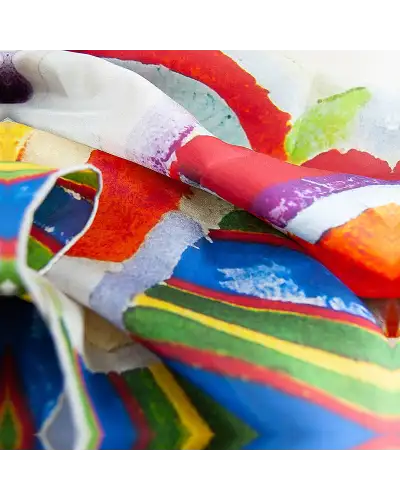 Scarves Fox and Chave Delaunay Still Life Silk Habotai Scarf £42.00