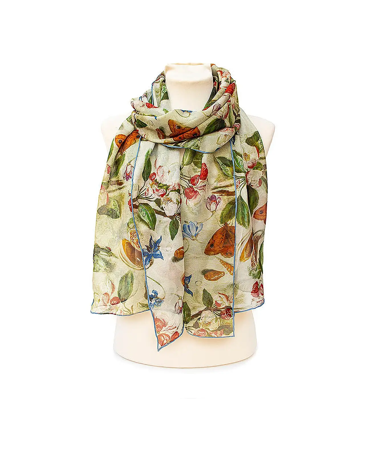 Scarves Fox and Chave Van Kessel Apple Blossom Chiffon Scarf £50.00