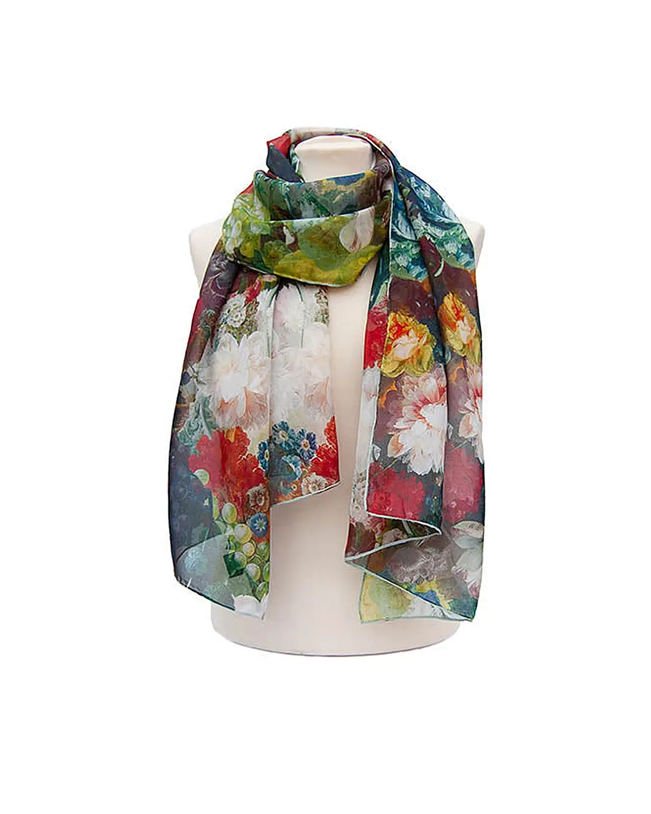 Scarves Fox and Chave Van Os Fruit and Flowers Chiffon Scarf £52.00