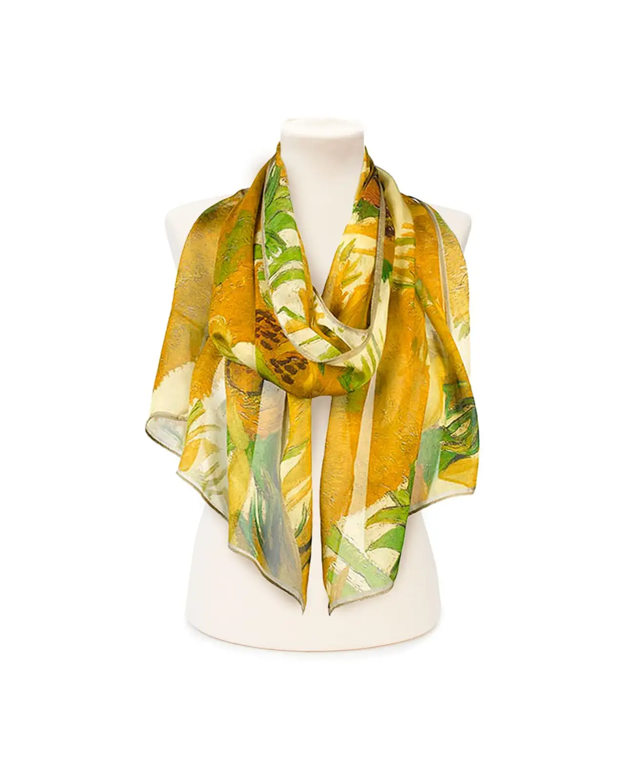 Scarves Fox and Chave Van Gogh Sunflowers Chiffon Scarf £52.00