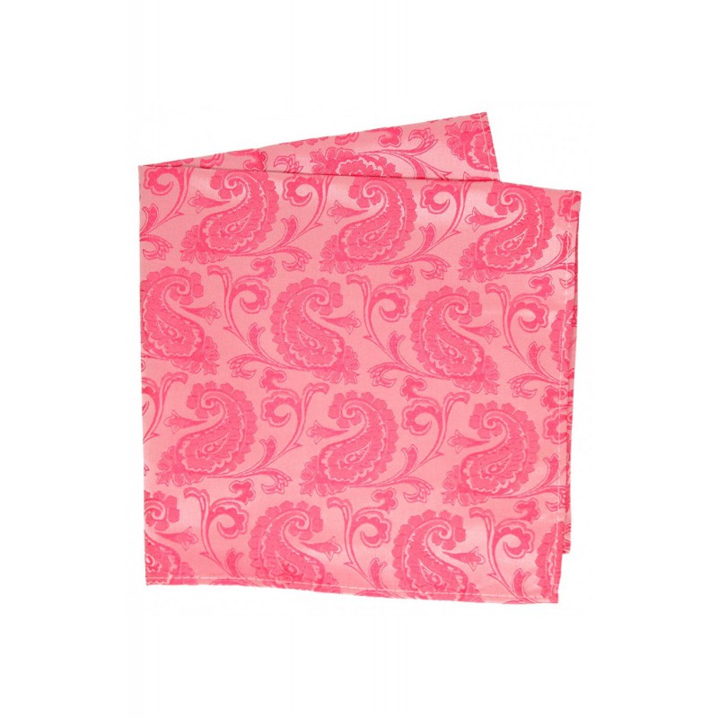 Pocket Square Soprano Ties Soprano Fuchsia Paisley Silk Pocket Square £15.00