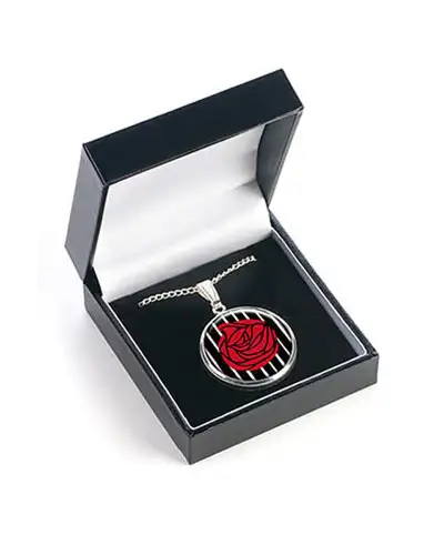 Pendants Fox and Chave Mackintosh Lady With Rose Pendant £23.00