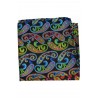 Silk Hankies Soprano Ties Posh and Dandy Multi Coloured Swirly Paisley Silk Hanky £17.00