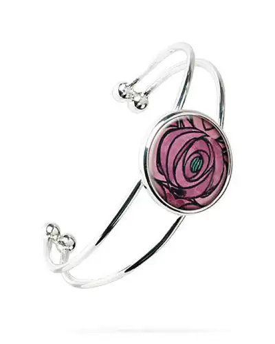 Bangles Fox and Chave Mackintosh Rose and Teardrop Bangle £25.00