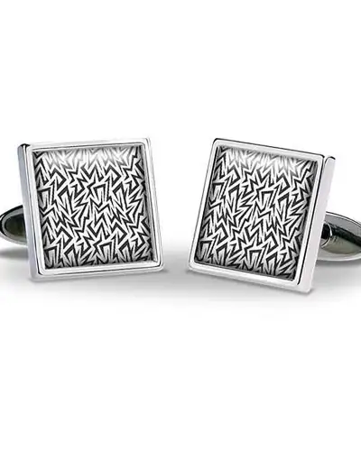 Others Fox and Chave Deco Zig Zag Cufflinks £29.00