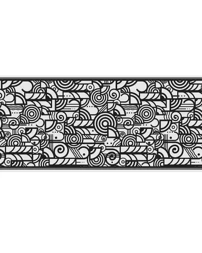 Scarves Fox and Chave Deco Scroll Crêpe De Chine Silk Scarf £45.00